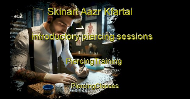 Skinart Aazr Kfartai introductory piercing sessions | #PiercingTraining #PiercingClasses #SkinartTraining-Lebanon