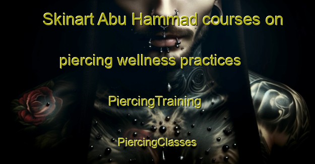 Skinart Abu Hammad courses on piercing wellness practices | #PiercingTraining #PiercingClasses #SkinartTraining-Lebanon