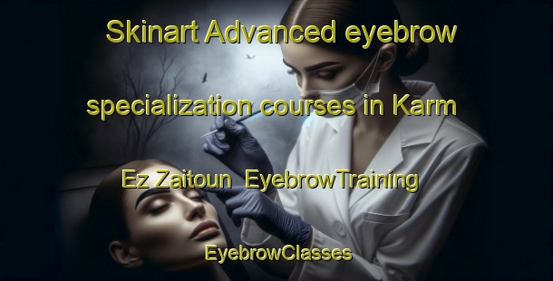 Skinart Advanced eyebrow specialization courses in Karm Ez Zaitoun | EyebrowTraining | EyebrowClasses | SkinartTraining-Lebanon