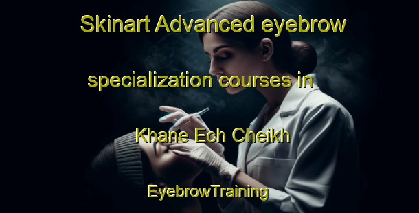 Skinart Advanced eyebrow specialization courses in Khane Ech Cheikh | EyebrowTraining | EyebrowClasses | SkinartTraining-Lebanon