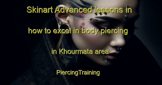 Skinart Advanced lessons in how to excel in body piercing in Khourmata area | PiercingTraining | PiercingClasses | SkinartTraining-Lebanon