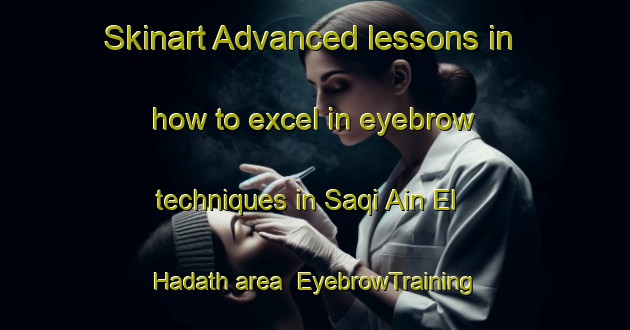 Skinart Advanced lessons in how to excel in eyebrow techniques in Saqi Ain El Hadath area | EyebrowTraining | EyebrowClasses | SkinartTraining-Lebanon