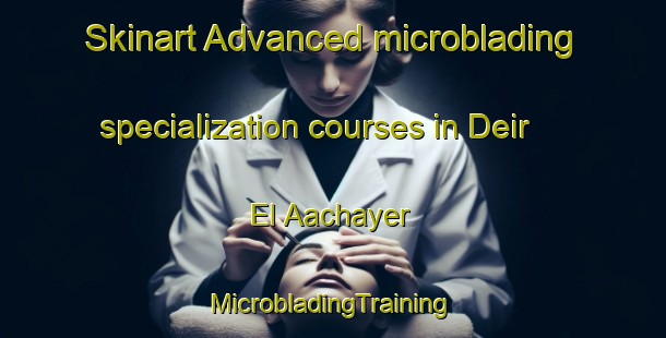 Skinart Advanced microblading specialization courses in Deir El Aachayer | #MicrobladingTraining #MicrobladingClasses #SkinartTraining-Lebanon