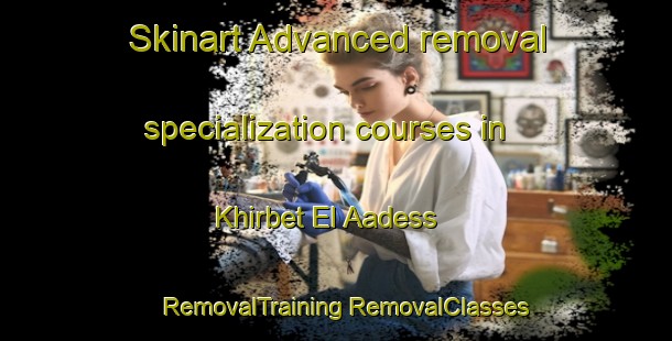 Skinart Advanced removal specialization courses in Khirbet El Aadess | #RemovalTraining #RemovalClasses #SkinartTraining-Lebanon