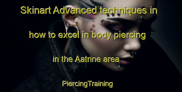 Skinart Advanced techniques in how to excel in body piercing in the Aatrine area | PiercingTraining | PiercingClasses | SkinartTraining-Lebanon