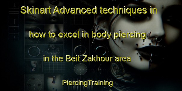 Skinart Advanced techniques in how to excel in body piercing in the Beit Zakhour area | PiercingTraining | PiercingClasses | SkinartTraining-Lebanon