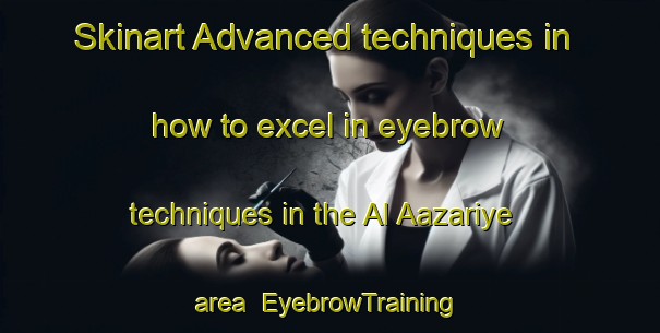 Skinart Advanced techniques in how to excel in eyebrow techniques in the Al Aazariye area | EyebrowTraining | EyebrowClasses | SkinartTraining-Lebanon