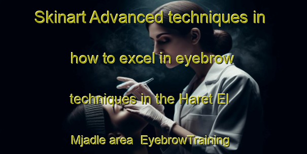 Skinart Advanced techniques in how to excel in eyebrow techniques in the Haret El Mjadle area | EyebrowTraining | EyebrowClasses | SkinartTraining-Lebanon