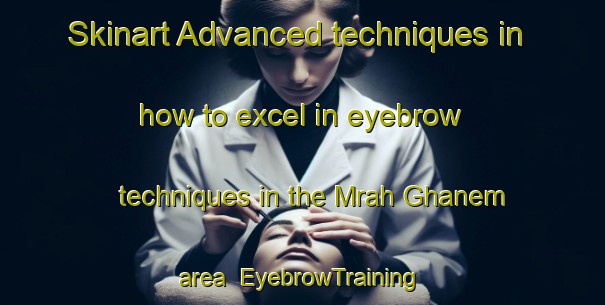 Skinart Advanced techniques in how to excel in eyebrow techniques in the Mrah Ghanem area | EyebrowTraining | EyebrowClasses | SkinartTraining-Lebanon