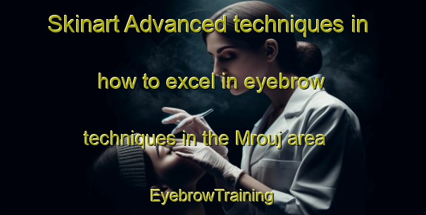 Skinart Advanced techniques in how to excel in eyebrow techniques in the Mrouj area | EyebrowTraining | EyebrowClasses | SkinartTraining-Lebanon