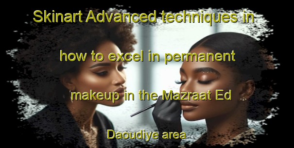 Skinart Advanced techniques in how to excel in permanent makeup in the Mazraat Ed Daoudiye area | PermanentmakeupTraining | PermanentmakeupClasses | SkinartTraining-Lebanon