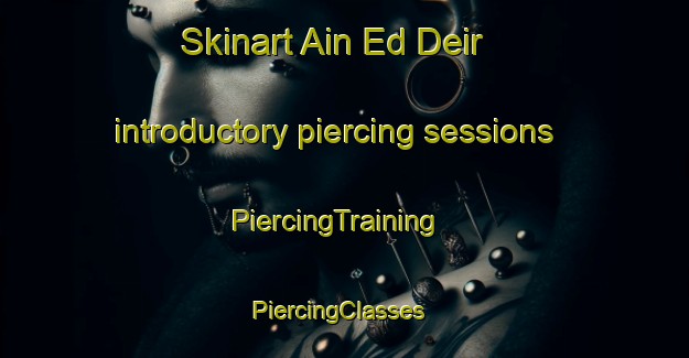 Skinart Ain Ed Deir introductory piercing sessions | PiercingTraining | PiercingClasses | SkinartTraining-Lebanon