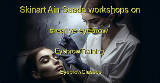 Skinart Ain Saade workshops on creative eyebrow | EyebrowTraining | EyebrowClasses | SkinartTraining-Lebanon