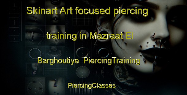 Skinart Art-focused piercing training in Mazraat El Barghoutiye | PiercingTraining | PiercingClasses | SkinartTraining-Lebanon