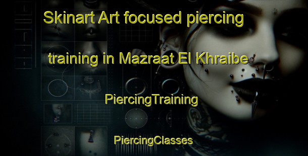 Skinart Art-focused piercing training in Mazraat El Khraibe | #PiercingTraining #PiercingClasses #SkinartTraining-Lebanon