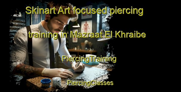 Skinart Art-focused piercing training in Mazraat El Khraibe | #PiercingTraining #PiercingClasses #SkinartTraining-Lebanon