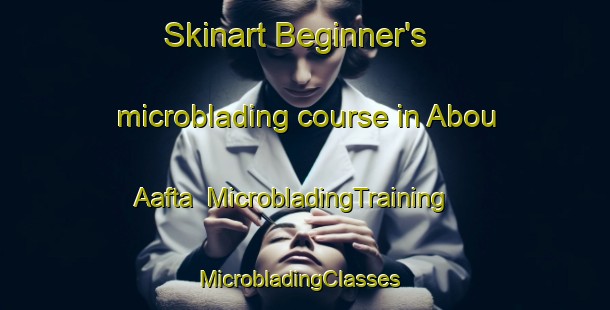 Skinart Beginner's microblading course in Abou Aafta | MicrobladingTraining | MicrobladingClasses | SkinartTraining-Lebanon