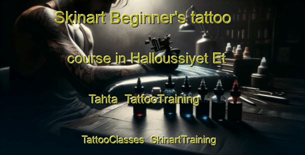 Skinart Beginner's tattoo course in Halloussiyet Et Tahta | TattooTraining | TattooClasses | SkinartTraining-Lebanon