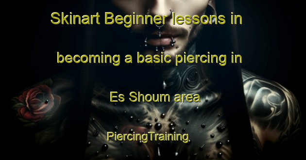 Skinart Beginner lessons in becoming a basic piercing in Es Shoum area | PiercingTraining | PiercingClasses | SkinartTraining-Lebanon