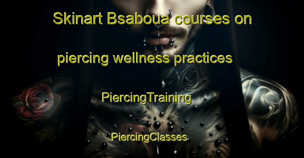 Skinart Bsaboua courses on piercing wellness practices | PiercingTraining | PiercingClasses | SkinartTraining-Lebanon