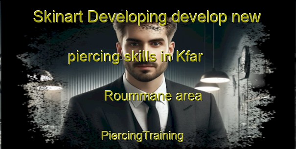 Skinart Developing develop new piercing skills in Kfar Roummane area | PiercingTraining | PiercingClasses | SkinartTraining-Lebanon