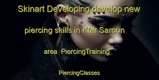 Skinart Developing develop new piercing skills in Kfar Saroun area | #PiercingTraining #PiercingClasses #SkinartTraining-Lebanon