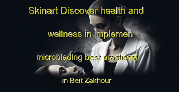 Skinart Discover health and wellness in implemen microblading best practicest in Beit Zakhour | MicrobladingTraining | MicrobladingClasses | SkinartTraining-Lebanon