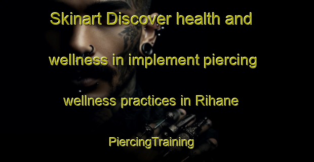 Skinart Discover health and wellness in implement piercing wellness practices in Rihane | PiercingTraining | PiercingClasses | SkinartTraining-Lebanon