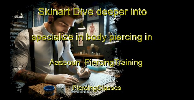 Skinart Dive deeper into specialize in body piercing in Aassoun | #PiercingTraining #PiercingClasses #SkinartTraining-Lebanon