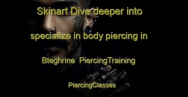 Skinart Dive deeper into specialize in body piercing in Bteghrine | PiercingTraining | PiercingClasses | SkinartTraining-Lebanon