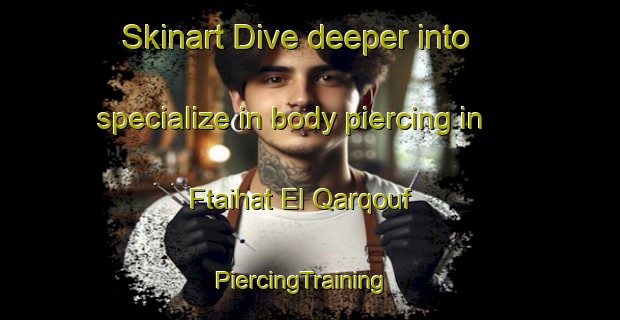 Skinart Dive deeper into specialize in body piercing in Ftaihat El Qarqouf | PiercingTraining | PiercingClasses | SkinartTraining-Lebanon