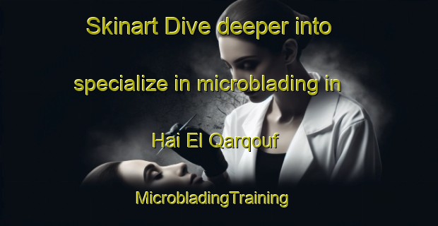 Skinart Dive deeper into specialize in microblading in Hai El Qarqouf | MicrobladingTraining | MicrobladingClasses | SkinartTraining-Lebanon