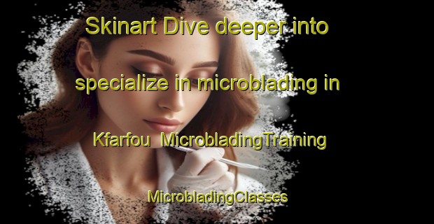 Skinart Dive deeper into specialize in microblading in Kfarfou | #MicrobladingTraining #MicrobladingClasses #SkinartTraining-Lebanon