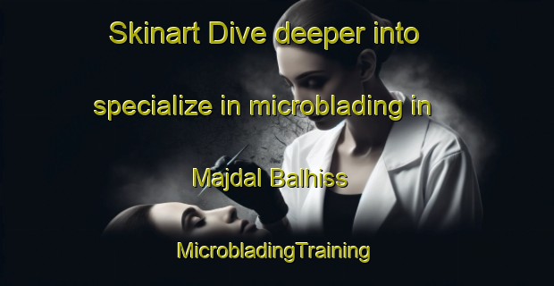 Skinart Dive deeper into specialize in microblading in Majdal Balhiss | #MicrobladingTraining #MicrobladingClasses #SkinartTraining-Lebanon