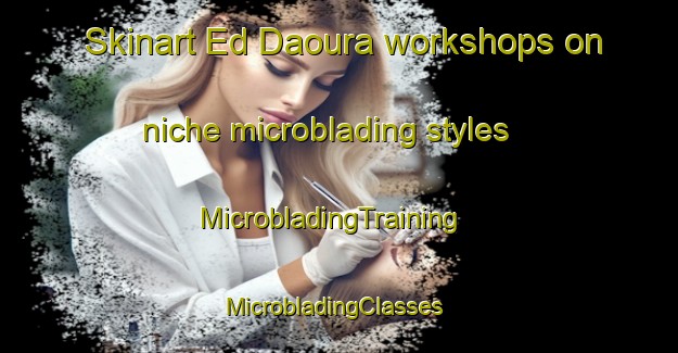 Skinart Ed Daoura workshops on niche microblading styles | MicrobladingTraining | MicrobladingClasses | SkinartTraining-Lebanon