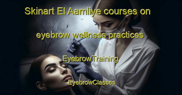 Skinart El Aamliye courses on eyebrow wellness practices | EyebrowTraining | EyebrowClasses | SkinartTraining-Lebanon