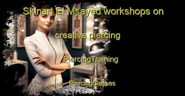 Skinart El Msayed workshops on creative piercing | #PiercingTraining #PiercingClasses #SkinartTraining-Lebanon