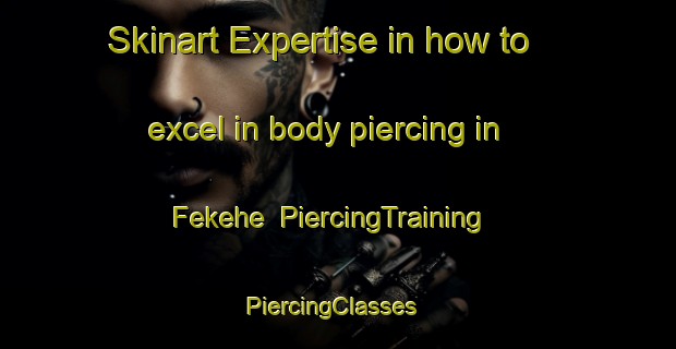 Skinart Expertise in how to excel in body piercing in Fekehe | PiercingTraining | PiercingClasses | SkinartTraining-Lebanon