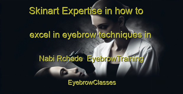 Skinart Expertise in how to excel in eyebrow techniques in Nabi Rchade | EyebrowTraining | EyebrowClasses | SkinartTraining-Lebanon