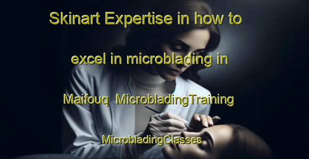 Skinart Expertise in how to excel in microblading in Maifouq | MicrobladingTraining | MicrobladingClasses | SkinartTraining-Lebanon
