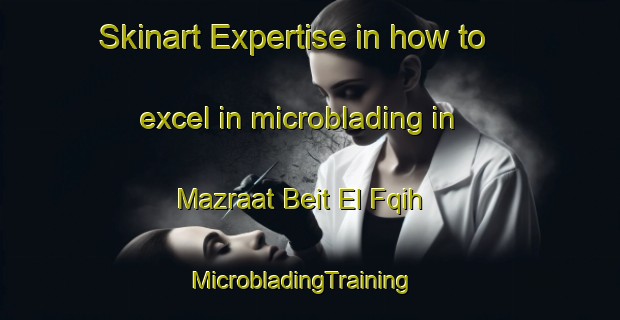 Skinart Expertise in how to excel in microblading in Mazraat Beit El Fqih | MicrobladingTraining | MicrobladingClasses | SkinartTraining-Lebanon
