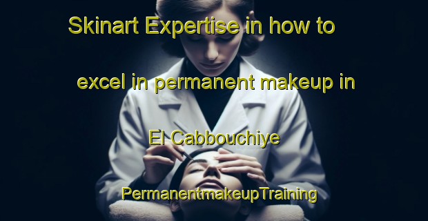 Skinart Expertise in how to excel in permanent makeup in El Cabbouchiye | PermanentmakeupTraining | PermanentmakeupClasses | SkinartTraining-Lebanon