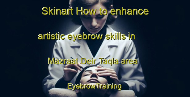 Skinart How to enhance artistic eyebrow skills in Mazraat Deir Taqla area | EyebrowTraining | EyebrowClasses | SkinartTraining-Lebanon
