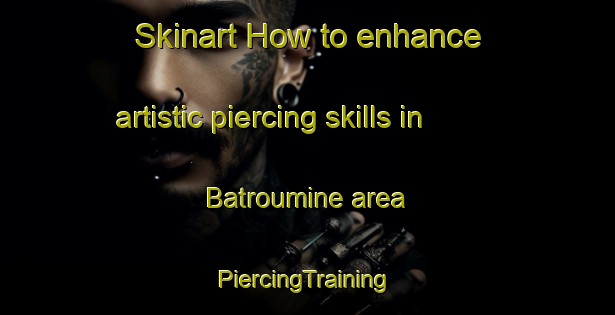 Skinart How to enhance artistic piercing skills in Batroumine area | #PiercingTraining #PiercingClasses #SkinartTraining-Lebanon