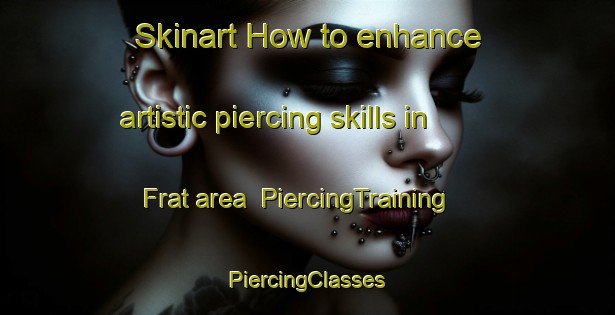 Skinart How to enhance artistic piercing skills in Frat area | #PiercingTraining #PiercingClasses #SkinartTraining-Lebanon