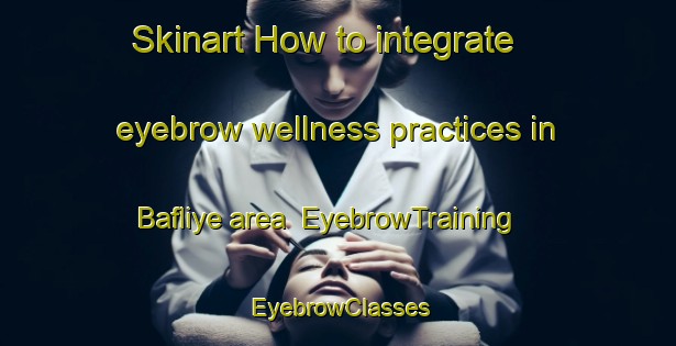 Skinart How to integrate eyebrow wellness practices in Bafliye area | EyebrowTraining | EyebrowClasses | SkinartTraining-Lebanon