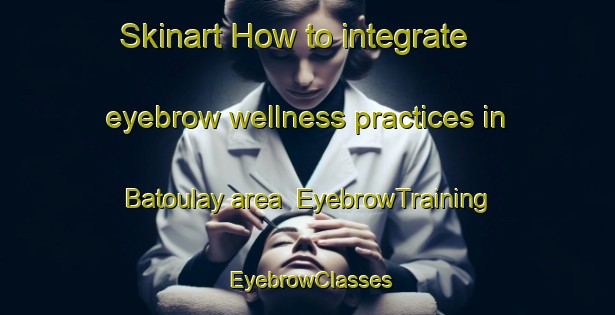 Skinart How to integrate eyebrow wellness practices in Batoulay area | EyebrowTraining | EyebrowClasses | SkinartTraining-Lebanon
