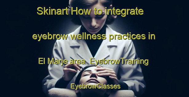 Skinart How to integrate eyebrow wellness practices in El Marje area | EyebrowTraining | EyebrowClasses | SkinartTraining-Lebanon