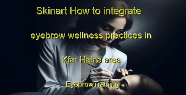 Skinart How to integrate eyebrow wellness practices in Kfar Hatna area | EyebrowTraining | EyebrowClasses | SkinartTraining-Lebanon