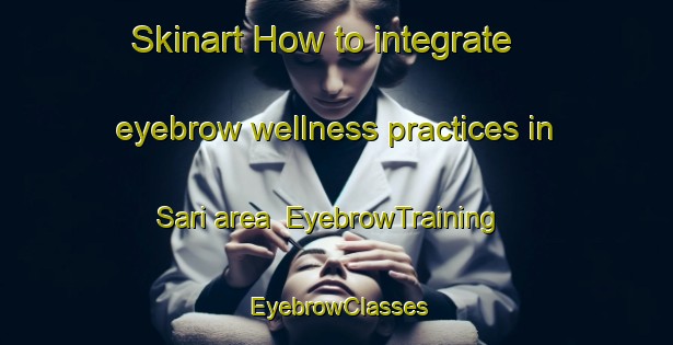 Skinart How to integrate eyebrow wellness practices in Sari area | EyebrowTraining | EyebrowClasses | SkinartTraining-Lebanon